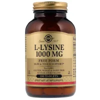 Amino acid Solgar Lysine 1000 mg, L-Lysine, 100 tablets (SOL-01701)