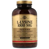 Amino acid Solgar Lysine 1000 mg, L-Lysine, 250 tablets (SOL-01702)