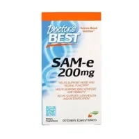Amino acid Doctor's Best SAM-e (S-Adenosylmethionine) 200 mg, 60 tablets (DRB-00206)