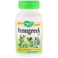 Nature's Way Herbs Fenugreek Seed, 610 mg, 100 Capsules (NWY-12800)