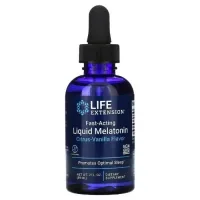 Antioxidant Life Extension Melatonin Liquid, Fast-Acting Citrus-Vanilla (LEX-22342)