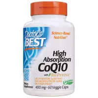 Antioxidant Doctor's Best Coenzyme Q10 High absorption 400 mg, BioPerine, 60 gelatin (DRB-00157)
