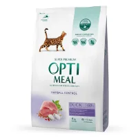 Optimeal dry cat food for adults with duck flavor 4 kg (B1840701)