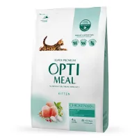Optimeal dry cat food for kittens with chicken flavor 4 kg (B1840901)