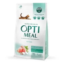 Dry food for cats Optimeal for kittens with the taste of chicken 700 g (4820215364706)