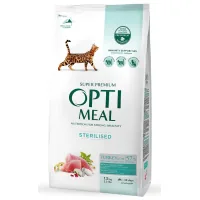 Optimeal dry cat food for spayed/neutered turkey and oats 1.5 kg (4820215364713)
