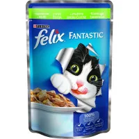 Wet food for cats Purina Felix Fantastic in jelly with rabbit 100 g (7613034442352)