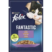 Wet food for cats Purina Felix Fantastic with lamb in jelly 85 g (7613039838969)