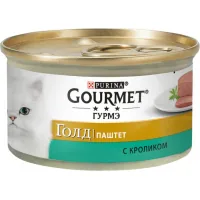 Паштет для котів Purina Gourmet Gold. З кроликом 85 г (7613033728747)
