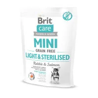 Сухий корм для собак Brit Care GF Mini Light & Sterilised 400 г (8595602521074)