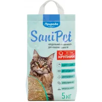 Toilet filler Priroda Sani Pet bentonite large 5 kg (4823082407798)