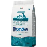 Dry food for dogs Monge Dog All breeds Hypoallergenic with salmon and tuna 2.5 kg (8009470011167)