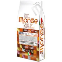 Dry food for dogs Monge Dog All breeds Puppy&Junior with the taste of salmon and rice 15 kg (8009470080989)