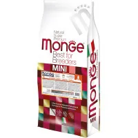 Dry food for dogs Monge Dog Bwild Gr. Free Mini duck 15 kg (8009470004688)