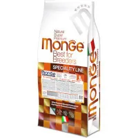 Dry food for dogs Monge Dog Bwild Gr. Free Puppy&Junior duck 15 kg (8009470006392)