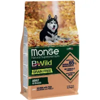 Dry food for dogs Monge Dog Bwild Gr. Free salmon 2.5 kg (8009470011716)