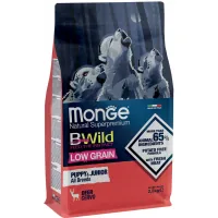 Dry food for dogs Monge Dog Bwild Low Grain Puppy&Junior venison 2.5 kg (8009470011853)