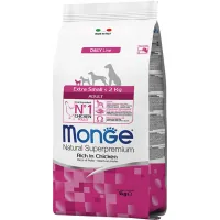 Dry dog food Monge Extra Small Adult with chicken flavor 3 kg (8009470011426)