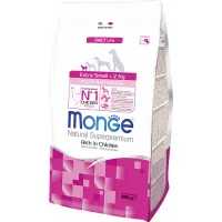 Dry dog food Monge Extra Small Puppy with chicken flavor 800 g (8009470011402)