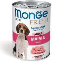 Canned food for dogs Monge Dog Fresh pork 400 g (8009470014465)