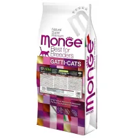 Dry food for cats Monge Cat Bwild GR.FREE with buffalo meat 10 kg (8009470004961)