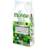 Dry food for dogs Monge Dog Maxi Adult with the taste of chicken and rice 15 kg (8009470006132)