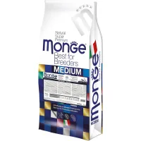 Dry food for dogs Monge Dog Medium Adult with the taste of chicken and rice 15 kg (8009470006149)