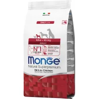 Dry food for dogs Monge Dog Mini Adult with the taste of chicken and rice 800 g (8009470004091)