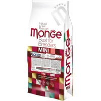Dry food for dogs Monge Dog Mini Adult with the taste of chicken and rice 15 kg (8009470006118)