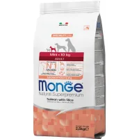 Dry food for dogs Monge Dog Mini Adult salmon, rice 2.5 kg (8009470011570)