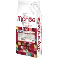 Dry food for dogs Monge Dog Mini Puppy&Junior with the taste of chicken and rice 15 kg (8009470006101)