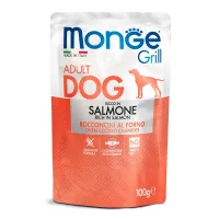 Wet food for dogs Monge Dog Grill with salmon 100 g (8009470013123)