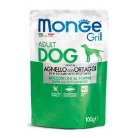 Wet food for dogs Monge Dog Grill with lamb and vegetables 100 g (8009470013161)