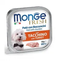 Canned food for dogs Monge DOG FRESH turkey 100 g (8009470013024)