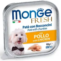 Canned food for dogs Monge DOG FRESH chicken 100 g (8009470013062)
