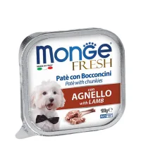 Canned food for dogs Monge DOG FRESH lamb 100 g (8009470013055)