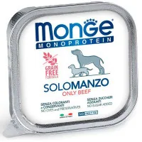 Canned food for dogs Monge Dog Solo 100% beef 150 g (8009470014403)