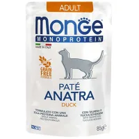 Pate for cats Monge Cat Monoprotein Adult duck 85 g (8009470013703)