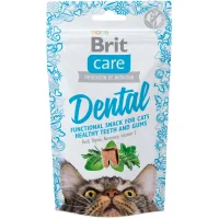 Ласощі для котів Brit Care Dental з індичкою 50 г (8595602521371)