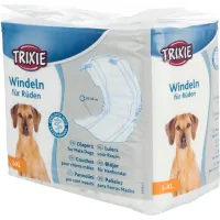 Trixie animal diapers for dogs (males) L-XL 60-80 cm 12 pcs (4011905236438)