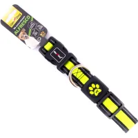 Pet collar GimDog Alfresco neoprene 42-66 cm/32 mm yellow (8009632059501)