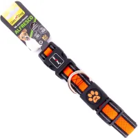 Pet collar GimDog Alfresco neoprene 42-66 cm/32 mm yellow-hot (8009632059518)