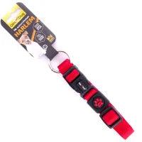 Animal collar GimDog Harlem nylon 55-51 cm/20 mm red (8009632058658)