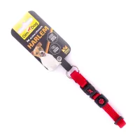 Animal collar GimDog Harlem nylon 46-66 cm/25 mm red (8009632058702)