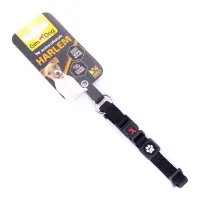 Animal collar GimDog Harlem nylon 46-66 cm/25 mm black (8009632058696)