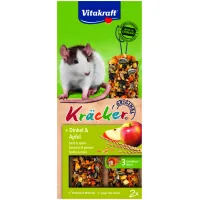 Treats for rodents Vitakraft Kracker with grain and fruit for rats 2 pcs (4008239251404)