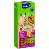 Treats for rodents Vitakraft Kracker with fruit for hamsters 2 pcs (4008239251541)
