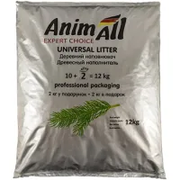 Toilet filler AnimAll Wooden absorbent 10 kg+2 kg (111232)
