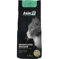 Toilet filler AnimAll Wooden with mint aroma 2.8 kg (138870)