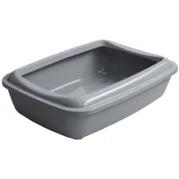 Toilet for cats AnimAll CNR-106 with a spatula 50x37x13.5 cm (gray) (2000981202514)